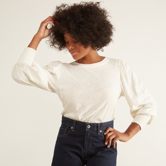 Nation LTD Loren peasant tee M New - Picture 9 of 10